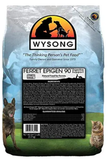 the safest ferret dry food WYSONG FERRET EPIGEN 90