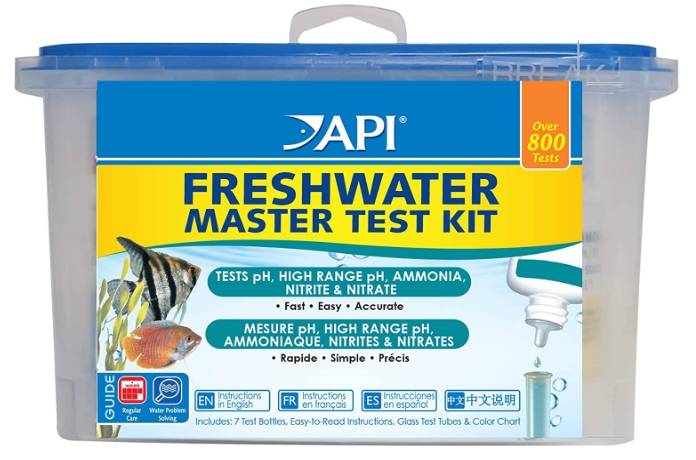 API water test kit for axolotls tank