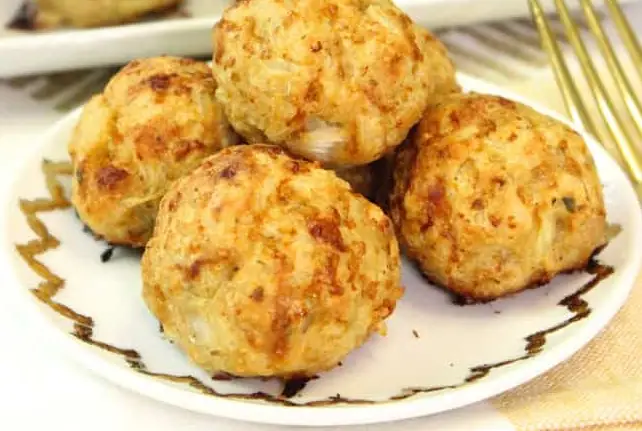 Chicken and Rice Balls for dogs